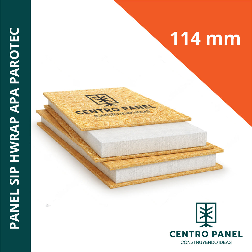 Panel SIP Paneles SIP HWRAP OSB APA PROTEC 114 mm