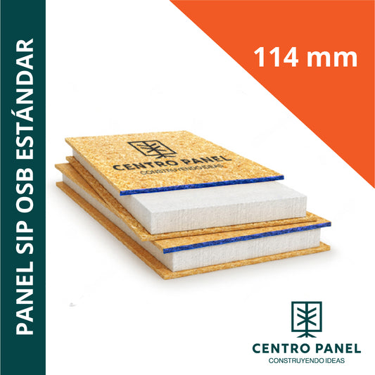 Panel SIP OSB estándar 114 mm
