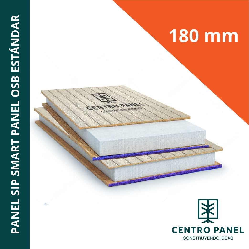 Panel SIP SMART PANEL OSB estándar 180 mm – Centropanel